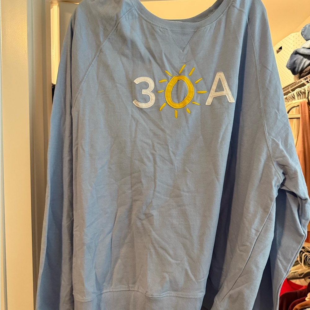 30A Women's Blue Crewneck
